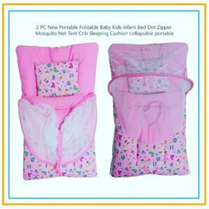 Carry Nest With Mosquito Net for Newborn Baby – Soft Portable Baby Carry Bed