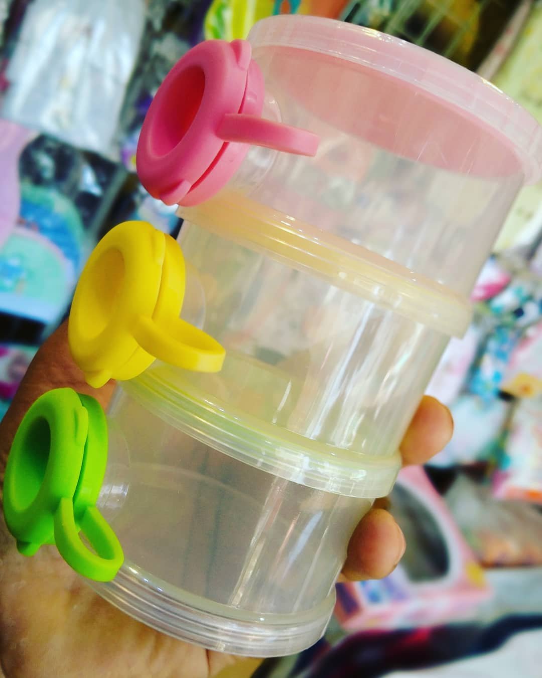 3-Layer Milk Cerelac Container | Leakproof Baby Food Storage