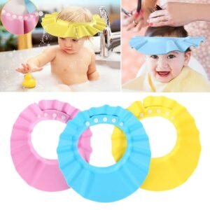 Waterproof Shower Cap for Kids | Adjustable Baby & Kids Bath Hair Protection Cap