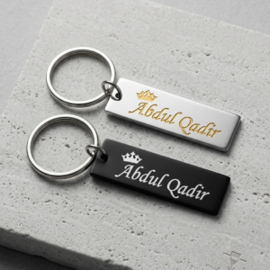 Customized Metal Keychain – Personalized Name & Photo Keychain Gift