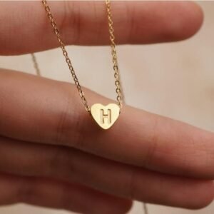 Customized Heart Alphabet Locket – Personalized Jewelry Ready in 3 Days
