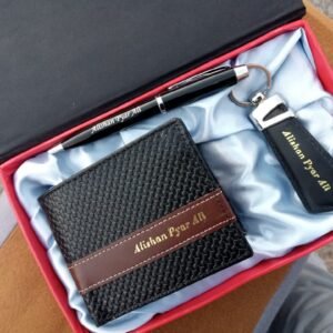Customized 3pcs Gift Set | Wallet, Keychain & Pen