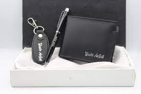 Customized 3pcs Gift Set | Wallet, Keychain & Pen - Image 3