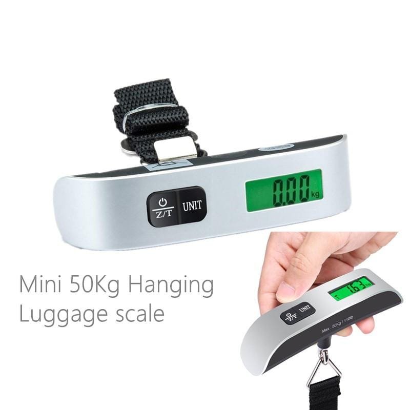 Portable Digital Luggage Scale | LCD Travel Weight Balance – 110lb/50kg - Image 3