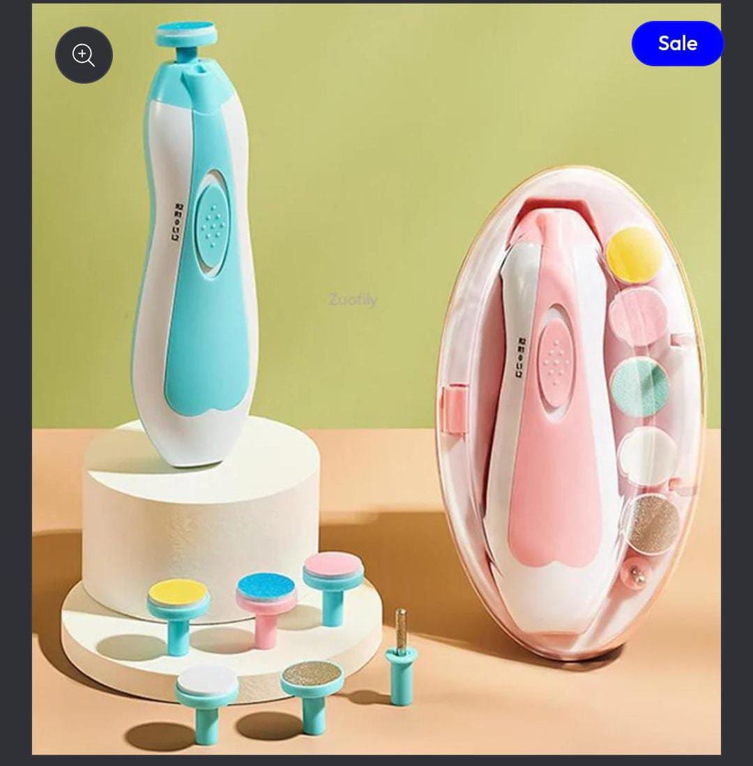 Battery Operated Nail Trimmer | Safe Electric Nail Cutter for Baby & Adults