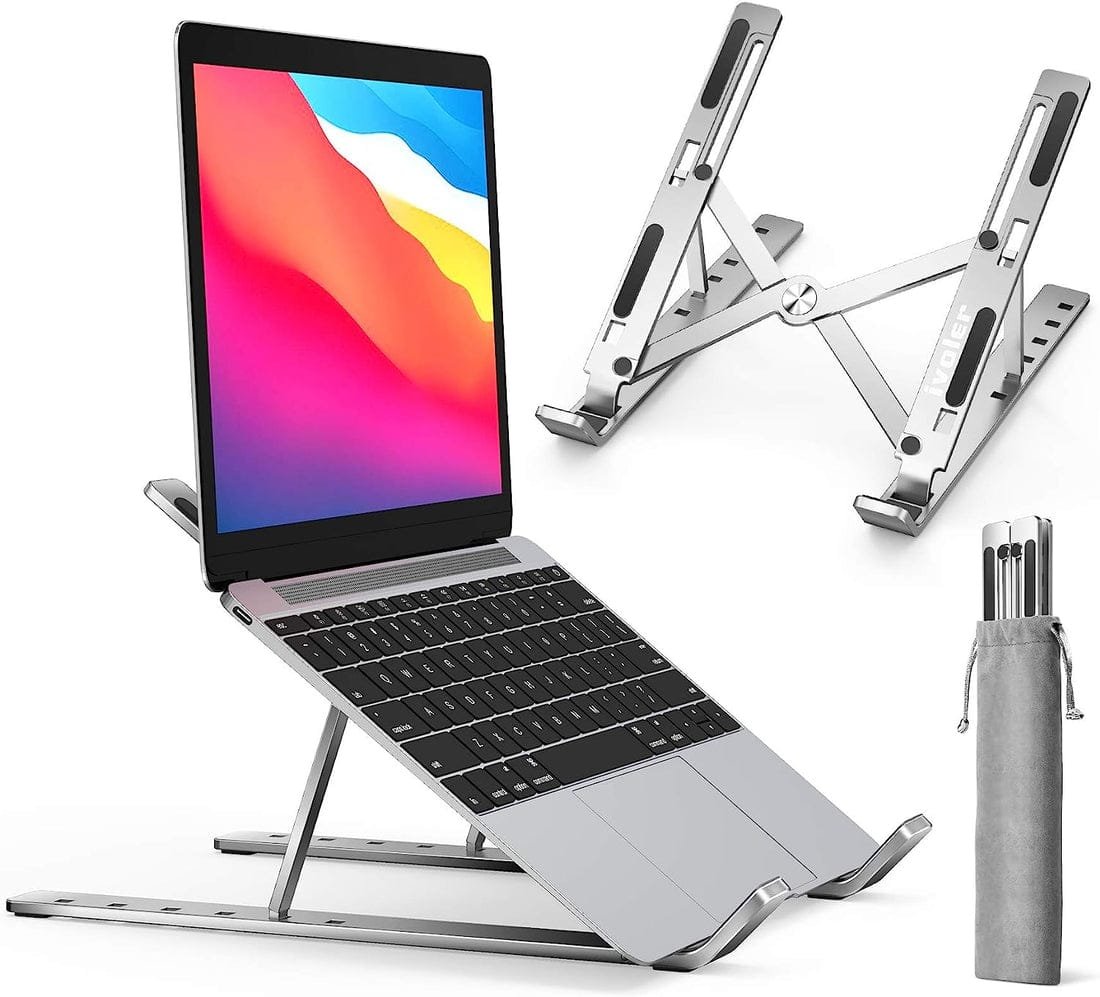 Metal Laptop Stand | Adjustable Foldable Laptop Holder