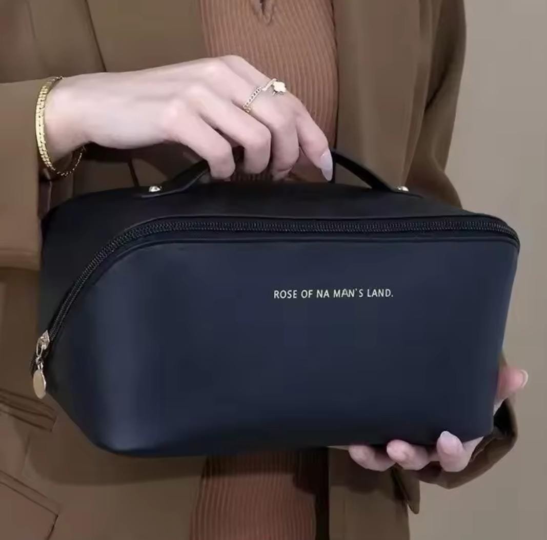 Large Capacity Travel Makeup Bag – Portable Cosmetic Storage Kit Organizer for Women - Image 2