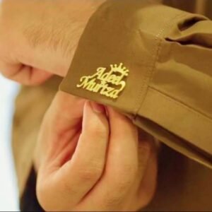 Customized Gold Plated Cufflinks – Personalized Name & Initial Cufflinks