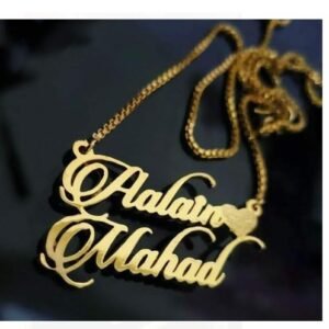 Customized Gold Plated Locket – Personalized Name Locket