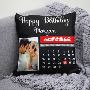 Customized Canvas Cushion – Personalized Photo Cushion Gift for Couples, Family & Friends