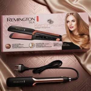 Remington Keratin Protect Hair Straightener – Professional Salon Finish with Heat Protection Sensor
