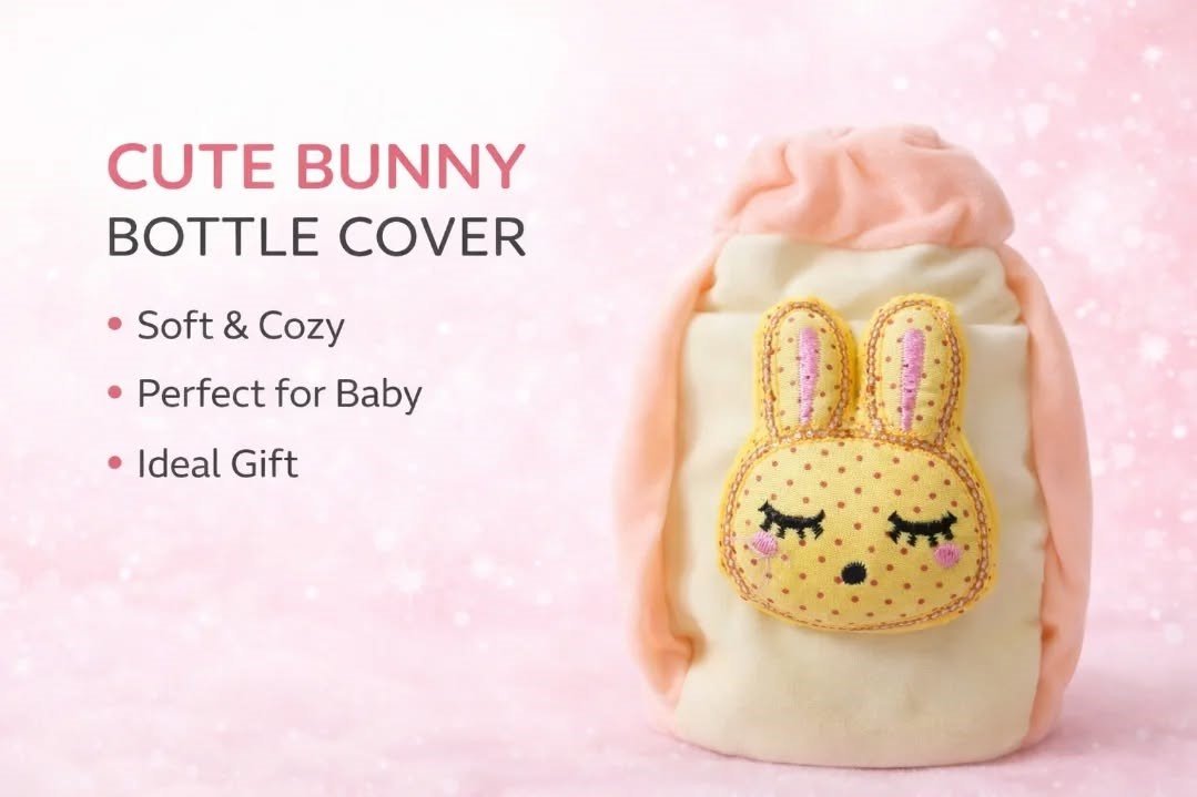 Velvet Feeder Cover – Premium Baby Bottle & Feeder Protector