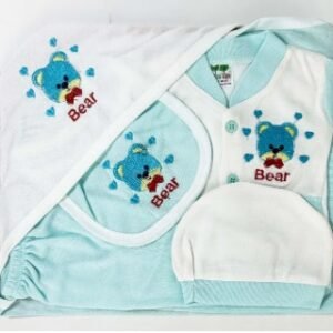 5 Piece Newborn Starter Gift Set – Complete Baby Essential Gift Pack for Newborn