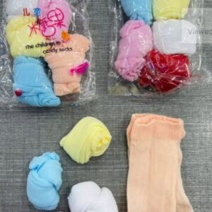 Children Candy Socks – Set of 5 | Newborn 0–6 Months