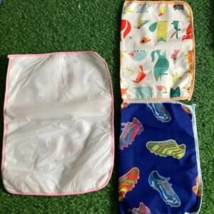 Changing Sheet – Pack of 3 | Fabric Top & Plastic Back Baby Mat